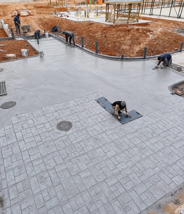 Geniş Alanda Beton Döşeme Çalışması